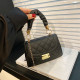 Black Simplicity Solid Metal Accessories Decoration Chains Bags