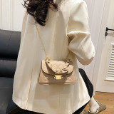 White Simplicity Solid Metal Accessories Decoration Chains Bags