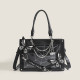 Black Elegant Letter Butterfly Chains Bags