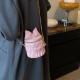 Pink Daily Print Patchwork With Bow Bags