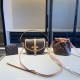 Brown Casual Street Letter Patchwork Zipper Bags