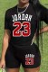 Black Casual Print Letter O Neck Short Sleeve Two Pieces