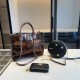 Black Casual Simplicity Letter Patchwork Chains Zipper Bags