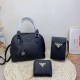 Black Casual Simplicity Letter Patchwork Chains Zipper Bags