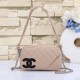 Khaki Casual Simplicity Letter Chains Zipper Bags