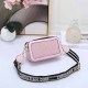 Pink Casual Street Letter Patchwork Zipper Bags