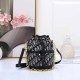 Black Casual Street Letter Draw String Chains Bags