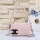 Light Pink Casual Simplicity Letter Chains Zipper Bags