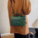 Green Celebrities Elegant Color Block Contrast Bags