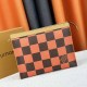 Orange Casual Simplicity Plaid Zipper Bags