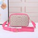 Pink Casual Street Letter Patchwork Zipper Bags