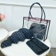 Dark Blue Casual Street Letter Patchwork Zipper Bags