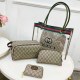Khaki Casual Street Letter Patchwork Zipper Bags