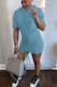 Lake Blue Street Solid Patchwork Draw String Hooded Collar Wrapped Skirt Dresses