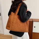 Brown Daily Solid Pocket Bags