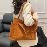 Brown Daily Solid Pocket Bags