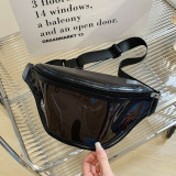 Black Sportswear Daily Solid See-through Bags