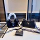 Black Street Simplicity Letter Patchwork Zipper Bags