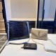 Black khaki Casual Simplicity Letter Chains Zipper Bags