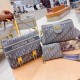 Gray Blue Casual Street Letter Patchwork Zipper Bags