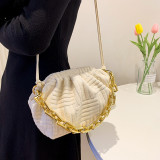 White Daily Geometric Patchwork Bags