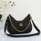 Black Casual Street Letter Patchwork Chains Zipper Bags