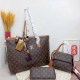 Coffee Street Vintage Letter Patchwork Zipper Bags
