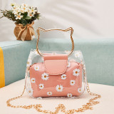 Pink Daily Flowers Patchwork Bags