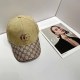 Khaki Casual Street Letter Patchwork Hat