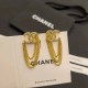 Gold Street Simplicity Letter Tassel Earrings