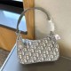 Grey Casual Street Letter Zipper Bags