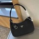 Black Casual Simplicity Letter Zipper Bags