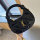 Black Elegant Simplicity Letter Zipper Bags