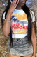 White Street Print Patchwork O Neck T-Shirts