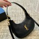 Black Casual Simplicity Letter Zipper Bags