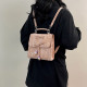Pink Daily Print Bandage Patchwork Zipper Bags