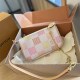 Pink Casual Simplicity Plaid Patchwork Chains Zipper Bags