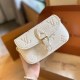 White Casual Simplicity Letter Patchwork Bags