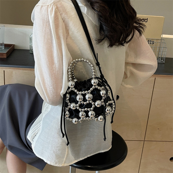 Black Daily Patchwork Bags