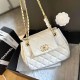 White Casual Simplicity Letter Chains Bags
