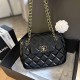 Black Casual Simplicity Letter Chains Bags