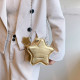 Gold Daily Geometric Patchwork Zipper Bags