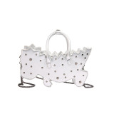 Red Sportswear Animal Patchwork Zipper Bags