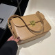 Light Coffee Casual Simplicity Solid Metal Accessories Decoration Bags