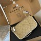 Khaki Casual Street Letter Geometric Chains Zipper Bags