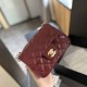 Burgundy Casual Simplicity Letter Chains Bags