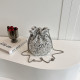 Silver Celebrities Color Block Sequins Patchwork Bags