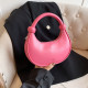 Pink Daily Simplicity Solid Zipper Bags