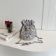 Colour Celebrities Color Block Sequins Patchwork Bags