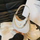 White Sweet Daily Solid Pearl Bags
